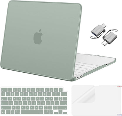 MOSISO Crack-Resistant Cover for MacBook Neo Case 13 inch 2026 A3404 A18 Pro, Protective Hard Shell, Keyboard Cover, Screen Film & Type-C