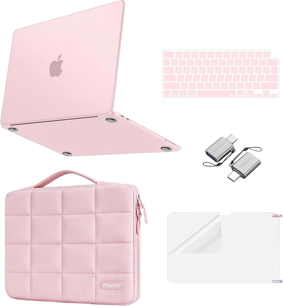 MOSISO Compatible with MacBook Neo Case 13 inch 2026 A3404, Scratch & Fingerprint Resistant Hard Shell, Keyboard Cover, Screen Protector & Puffy Bag