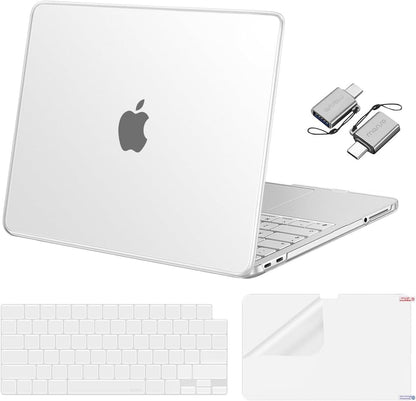 MOSISO Crack-Resistant Cover for MacBook Neo Case 13 inch 2026 A3404 A18 Pro, Protective Hard Shell, Keyboard Cover, Screen Film & Type-C