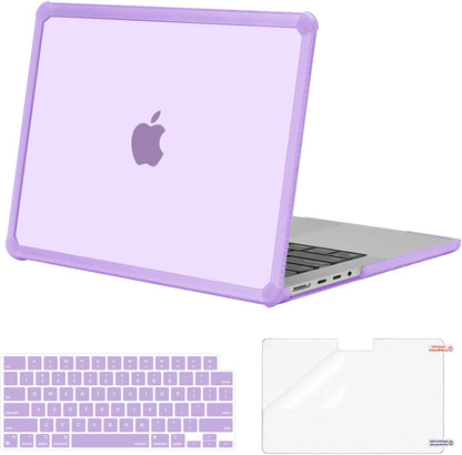 MOSISO Compatible with MacBook Pro 14 inch Case 2021-2026 M5-M1, 3 in 1 Kit Anti-Crack, Shockproof, Scratch-Resistant Slim Hard Shell with TPU Bumper