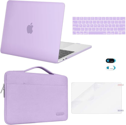 MOSISO Compatible with MacBook Pro 13 inch Case M2/M1 2026-2016 A2338 A2251 A2289 A2159 A1989 A1708 A1706, Plastic Hard Case&Bag&Keyboard Skin&Webcam Cover&Screen Protector