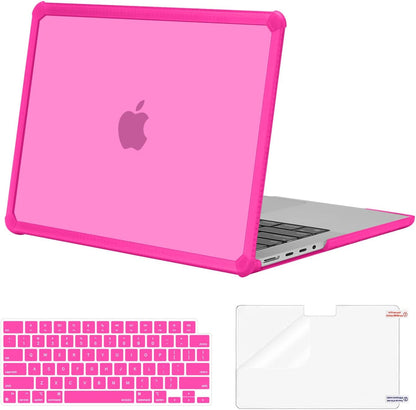 MOSISO Compatible with MacBook Pro 14 inch Case 2021-2026 M5-M1, 3 in 1 Kit Anti-Crack, Shockproof, Scratch-Resistant Slim Hard Shell with TPU Bumper