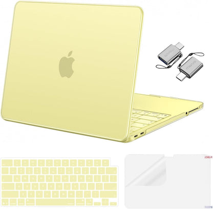 MOSISO Crack-Resistant Cover for MacBook Neo Case 13 inch 2026 A3404 A18 Pro, Protective Hard Shell, Keyboard Cover, Screen Film & Type-C