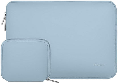 MOSISO Universal Neoprene Laptop Sleeve with Matching Small Accessory Pouch, Shockproof Water Resistant Notebook Case Fits 12.3–18.5 Inch Mac & Windows Laptops