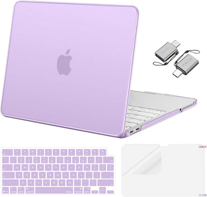 MOSISO Crack-Resistant Cover for MacBook Neo Case 13 inch 2026 A3404 A18 Pro, Protective Hard Shell, Keyboard Cover, Screen Film & Type-C