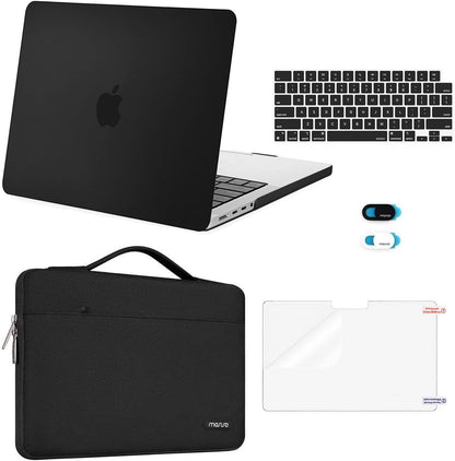 MOSISO Compatible with MacBook Pro 14 inch Case M5-M1 2021-2026, Slim Shockproof Anti-Scratch, with Bag, Keyboard Skin, Webcam Cover & Screen Film