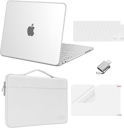 MOSISO MacBook Neo Case 13 inch 2026 A18 Pro, Scratch-Resistant Shockproof Hard Shell, Sleeve Bag, Keyboard Cover, Screen Protector & Type-C