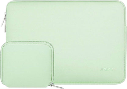 MOSISO Universal Neoprene Laptop Sleeve with Matching Small Accessory Pouch, Shockproof Water Resistant Notebook Case Fits 12.3–18.5 Inch Mac & Windows Laptops