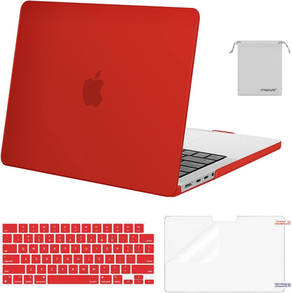 MOSISO Compatible with MacBook Pro 14 inch Case M5-M1 2026-2021 A3427 A3426 A3434 A3112 A3185 A3401 A2918 A2992 A2779 A2442,Hard Case&Keyboard Skin&ScreenFilm&Pouch