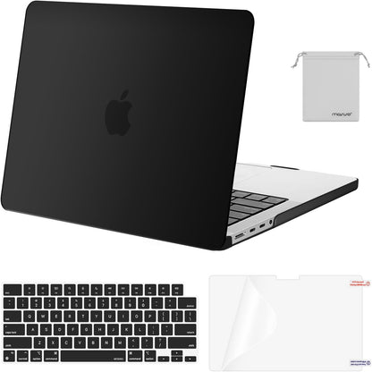 MOSISO Compatible with MacBook Pro 14 inch Case M5-M1 2026-2021 A3427 A3426 A3434 A3112 A3185 A3401 A2918 A2992 A2779 A2442,Hard Case&Keyboard Skin&ScreenFilm&Pouch