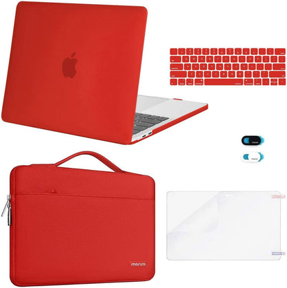 MOSISO Compatible with MacBook Pro 13 inch Case M2/M1 2026-2016 A2338 A2251 A2289 A2159 A1989 A1708 A1706, Plastic Hard Case&Bag&Keyboard Skin&Webcam Cover&Screen Protector
