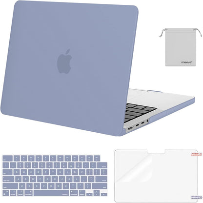 MOSISO Compatible with MacBook Pro 14 inch Case M5-M1 2026-2021 A3427 A3426 A3434 A3112 A3185 A3401 A2918 A2992 A2779 A2442,Hard Case&Keyboard Skin&ScreenFilm&Pouch