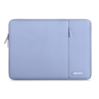 MOSISO Polyester Vertical Laptop Sleeve with Large Front Pocket, Slim Shockproof Case Fits 12.3–18.5 Inch MacBook Neo M1-M5 & Windows Chromebook Laptops