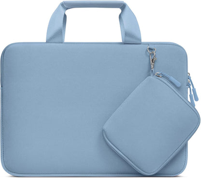 MOSISO Neoprene Laptop Sleeve Set, 13-16-Inch, Portable-Carry-Handle & Matching-Detachable-Accessory-Pouch