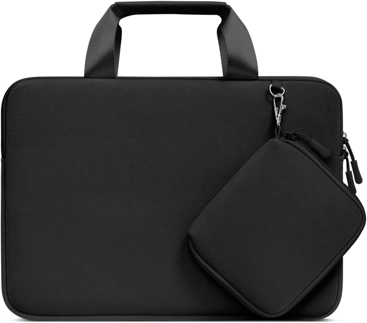 MOSISO Neoprene Laptop Sleeve Set, 13-16-Inch, Portable-Carry-Handle & Matching-Detachable-Accessory-Pouch