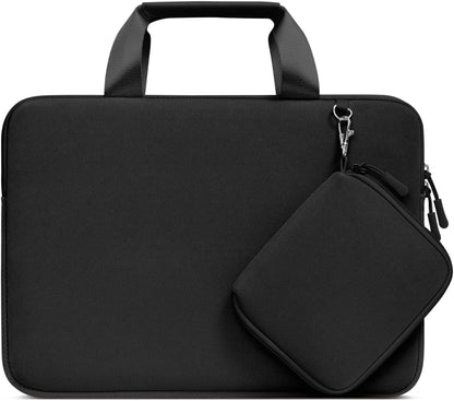 MOSISO Neoprene Laptop Sleeve Set, 13-16-Inch, Portable-Carry-Handle & Matching-Detachable-Accessory-Pouch