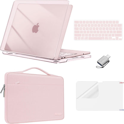 MOSISO MacBook Neo Case 13 inch 2026 A18 Pro, Scratch-Resistant Shockproof Hard Shell, Sleeve Bag, Keyboard Cover, Screen Protector & Type-C