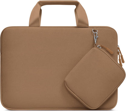 MOSISO Neoprene Laptop Sleeve Set, 13-16-Inch, Portable-Carry-Handle & Matching-Detachable-Accessory-Pouch