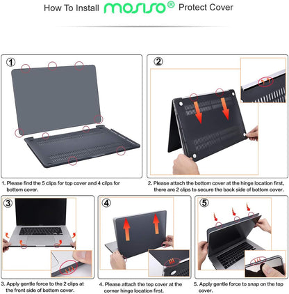 MOSISO Compatible with MacBook Pro 16 inch Case 2020 2019 Release A2141 with Touch Bar, Protective Plastic Hard Shell Case Cover