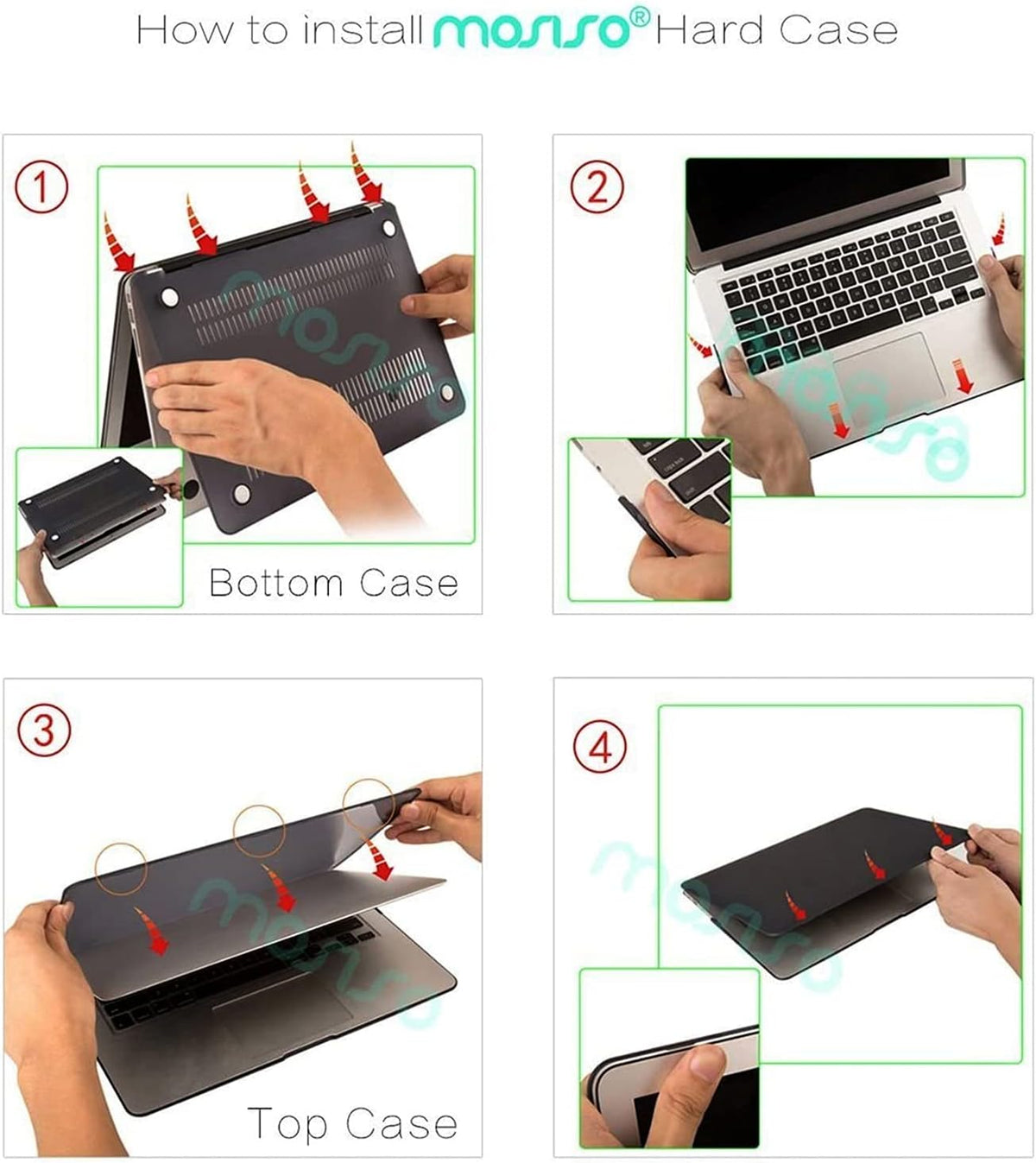 MOSISO Compatible with MacBook Air 13 inch Case Plastic Peony Hard Shell Case & Keyboard Cover & Screen Protector