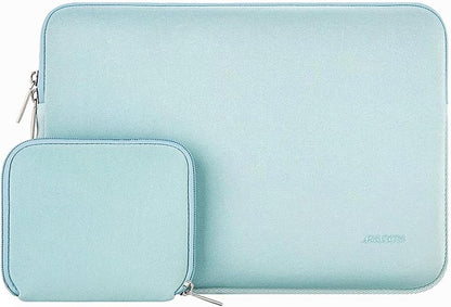MOSISO Universal Neoprene Laptop Sleeve with Matching Small Accessory Pouch, Shockproof Water Resistant Notebook Case Fits 12.3–18.5 Inch Mac & Windows Laptops