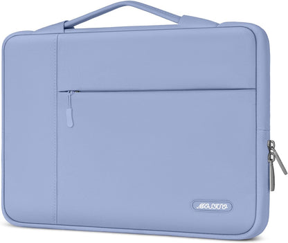 MOSISO Multifunctional Polyester Laptop Sleeve with Retractable Hidden Handle, Fits 13–16 Inch MacBook M2-M5 & Dell XPS Notebook
