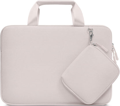 MOSISO Neoprene Laptop Sleeve Set, 13-16-Inch, Portable-Carry-Handle & Matching-Detachable-Accessory-Pouch
