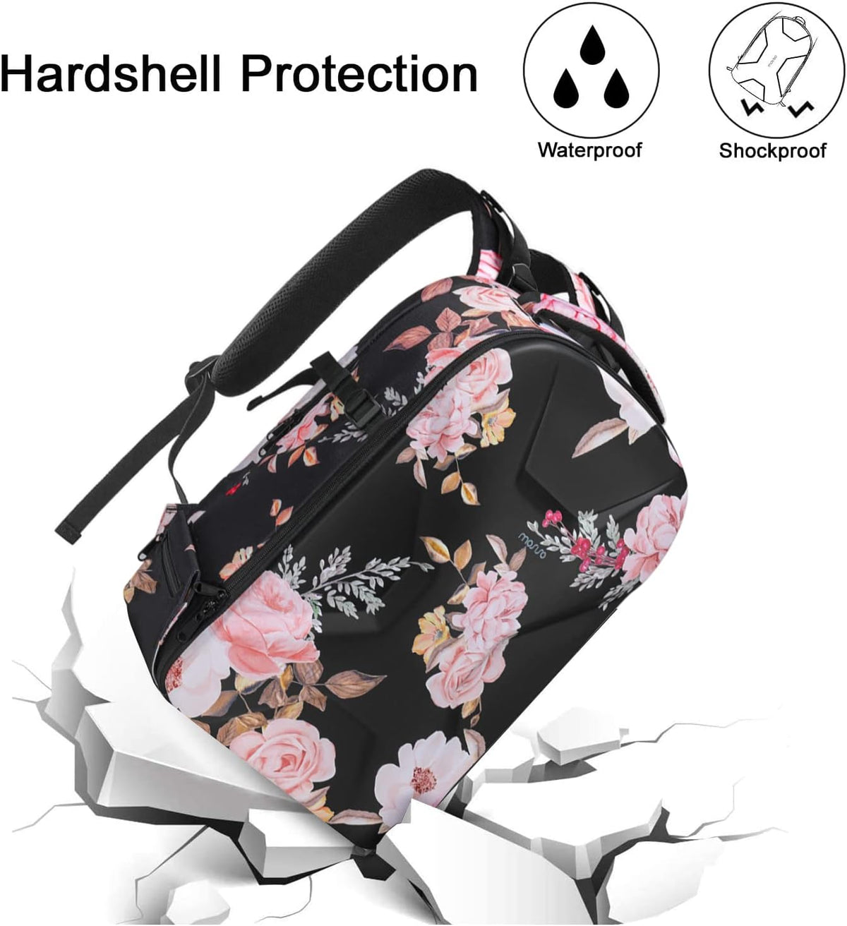 MOSISO Camera Backpack, DSLR/SLR/Mirrorless Photography Camera Bag Peony Waterproof Hardshell Case with Tripod Holder & Laptop Compartment Compatible with Canon/Nikon/Sony/DJI Mavic Drone, Black mysite