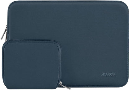 MOSISO Universal Neoprene Laptop Sleeve with Matching Small Accessory Pouch, Shockproof Water Resistant Notebook Case Fits 12.3–18.5 Inch Mac & Windows Laptops