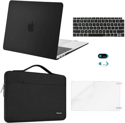 MOSISO for MacBook Air 13 inch Case M1 2018-2020 A2337 A2179 A1932 Retina Display, Plastic Hard Shell, Bag, Keyboard Skin, Webcam Cover & Screen Film