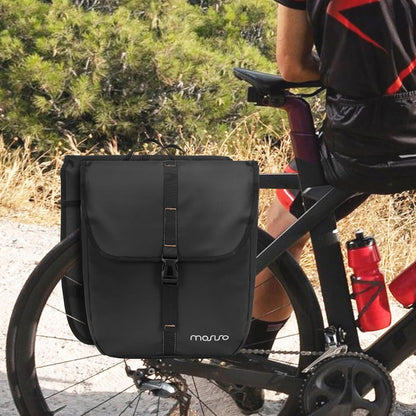 MOSISO 20L Waterproof Pannier Bags 2-Pack, Bike Rear Trunk with Quick-Release Hooks, for Commute & Touring