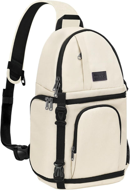 MOSISO Camera Sling Bag, DSLR/SLR/Mirrorless Camera Case Shockproof Photography Camera Backpack with Tripod Holder & Removable Modular Inserts Compatible with Canon/Nikon/Sony/Fuji, Black mysite