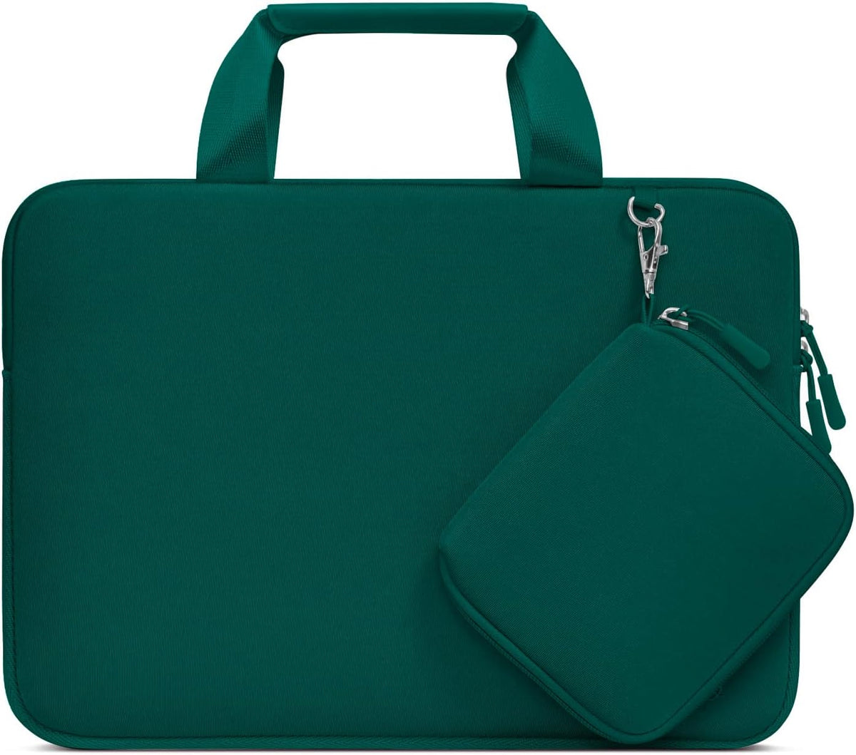 MOSISO Neoprene Laptop Sleeve Set, 13-16-Inch, Portable-Carry-Handle & Matching-Detachable-Accessory-Pouch