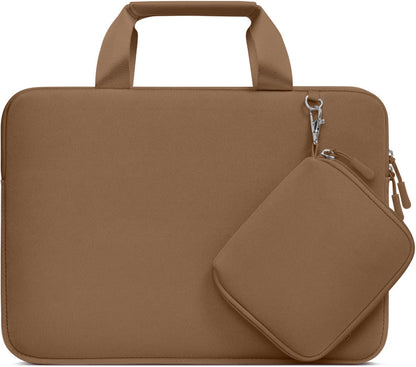 MOSISO Neoprene Laptop Sleeve Set, 13-16-Inch, Portable-Carry-Handle & Matching-Detachable-Accessory-Pouch