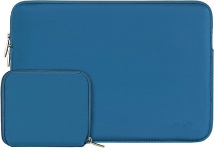 MOSISO Universal Neoprene Laptop Sleeve with Matching Small Accessory Pouch, Shockproof Water Resistant Notebook Case Fits 12.3–18.5 Inch Mac & Windows Laptops