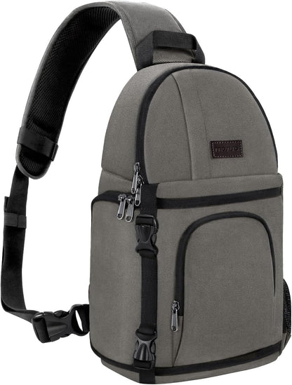 MOSISO Camera Sling Bag, DSLR/SLR/Mirrorless Camera Case Shockproof Photography Camera Backpack with Tripod Holder & Removable Modular Inserts Compatible with Canon/Nikon/Sony/Fuji, Black mysite