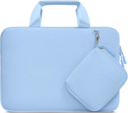 MOSISO Neoprene Laptop Sleeve Set, 13-16-Inch, Portable-Carry-Handle & Matching-Detachable-Accessory-Pouch