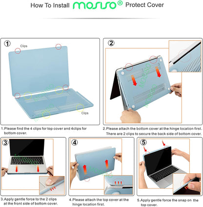 MOSISO Compatible with MacBook Pro 15 inch Case 2016-2019 Release A1990 A1707 with Touch Bar, Plastic Peony Hard Shell Case & Keyboard Cover Skin & Screen Protector