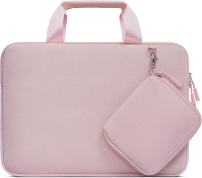 MOSISO Neoprene Laptop Sleeve Set, 13-16-Inch, Portable-Carry-Handle & Matching-Detachable-Accessory-Pouch