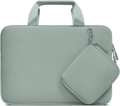 MOSISO Neoprene Laptop Sleeve Set, 13-16-Inch, Portable-Carry-Handle & Matching-Detachable-Accessory-Pouch