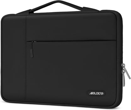 MOSISO Multifunctional Polyester Laptop Sleeve with Retractable Hidden Handle, Fits 13–16 Inch MacBook M2-M5 & Dell XPS Notebook