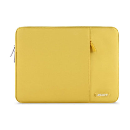 MOSISO Polyester Vertical Laptop Sleeve with Large Front Pocket, Slim Shockproof Case Fits 12.3–18.5 Inch MacBook Neo M1-M5 & Windows Chromebook Laptops