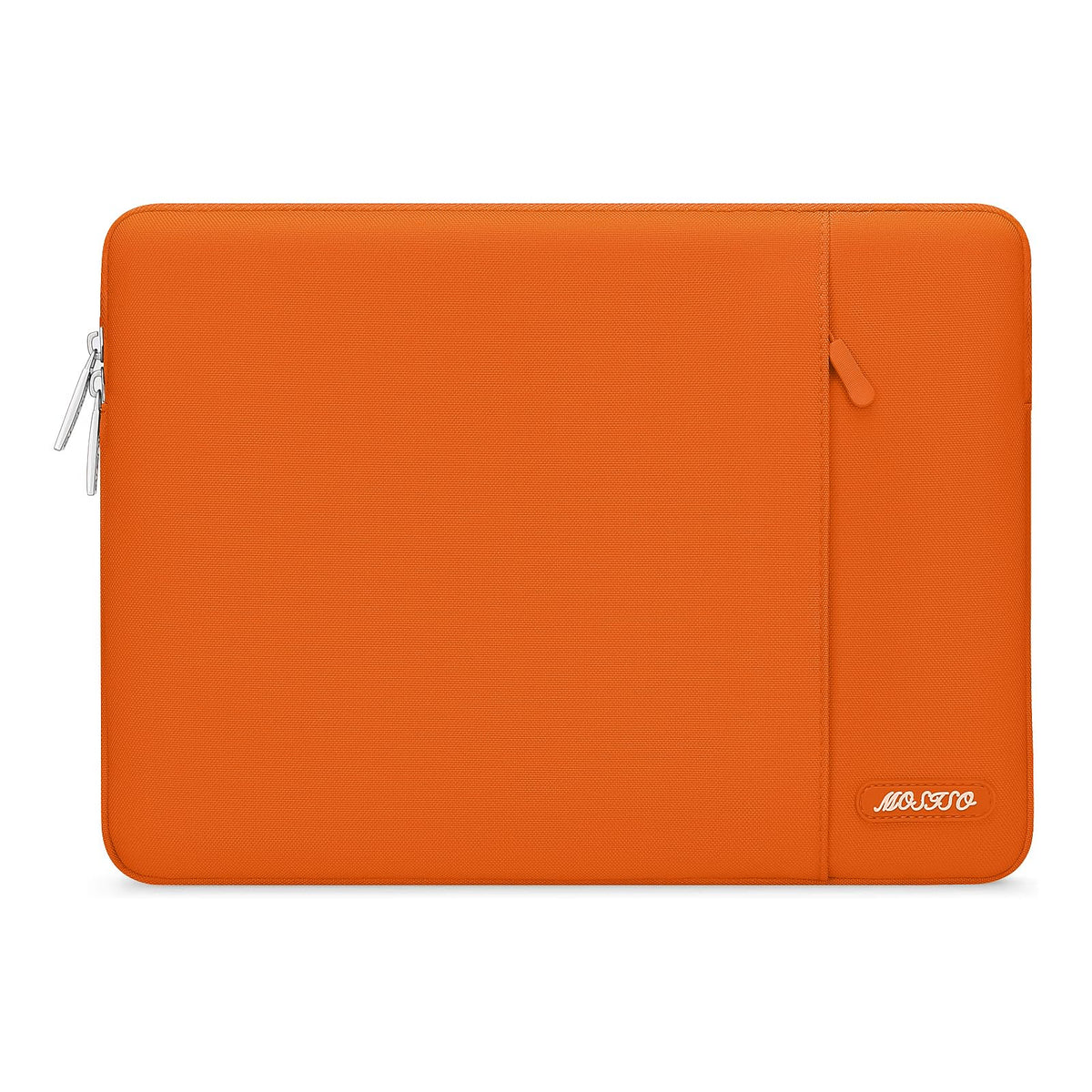 MOSISO Polyester Vertical Laptop Sleeve with Large Front Pocket, Slim Shockproof Case Fits 12.3–18.5 Inch MacBook Neo M1-M5 & Windows Chromebook Laptops