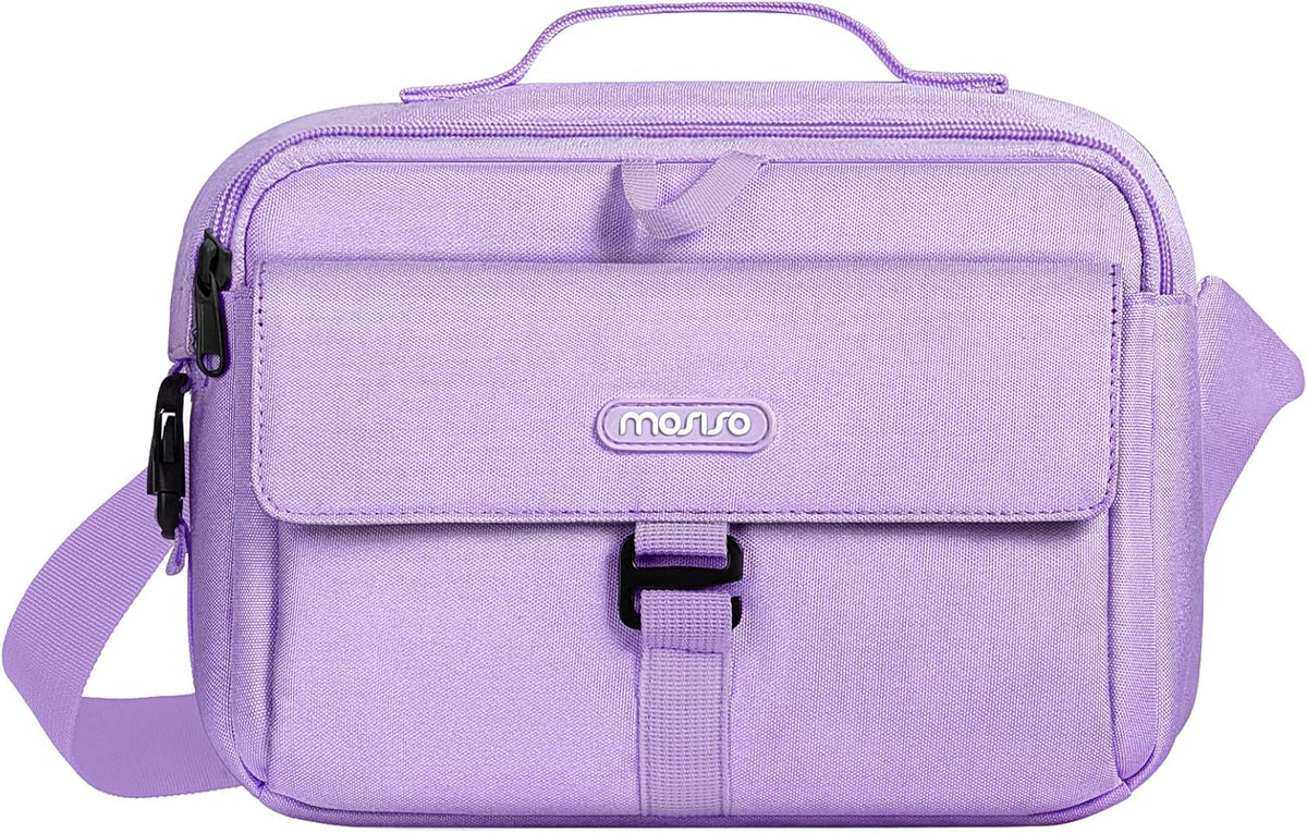 MOSISO Camera Shoulder Bag Case Crossbody Sling Purse, DSLR/SLR/Mirrorless Compact Padded Photography Handbag with Rain Cover Compatible with Canon/Nikon/Sony Cameras and Lenses, Pink mysite
