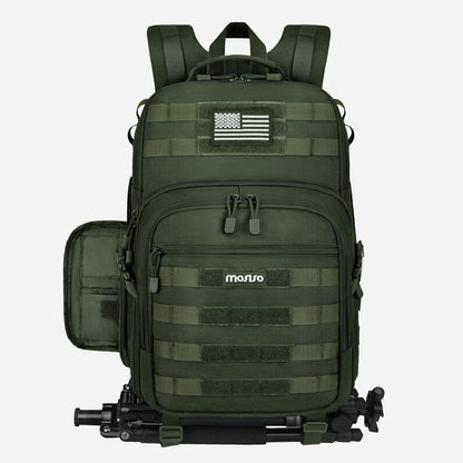 MOSISO Camera Backpack, DSLR/SLR/Mirrorless Tactical Camera Bag Case with Laptop Compartment Compatible with Canon/Nikon/Sony, Black mysite