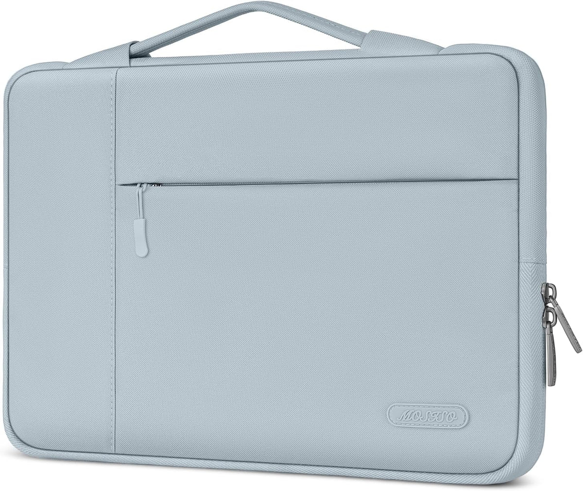MOSISO Multifunctional Polyester Laptop Sleeve with Retractable Hidden Handle, Fits 13–16 Inch MacBook M2-M5 & Dell XPS Notebook