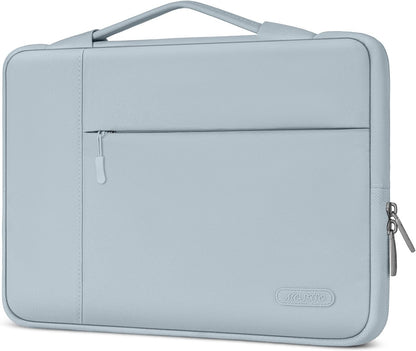 MOSISO Multifunctional Polyester Laptop Sleeve with Retractable Hidden Handle, Fits 13–16 Inch MacBook M2-M5 & Dell XPS Notebook
