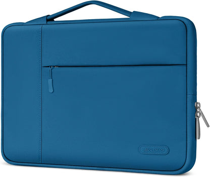 MOSISO Multifunctional Polyester Laptop Sleeve with Retractable Hidden Handle, Fits 13–16 Inch MacBook M2-M5 & Dell XPS Notebook