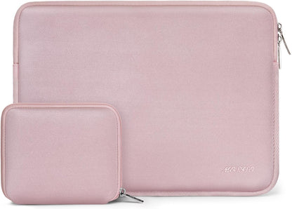 MOSISO Universal Neoprene Laptop Sleeve with Matching Small Accessory Pouch, Shockproof Water Resistant Notebook Case Fits 12.3–18.5 Inch Mac & Windows Laptops