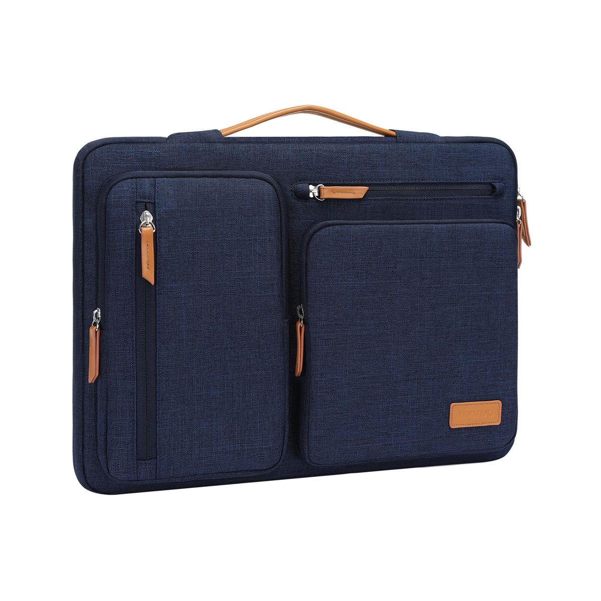 MOSISO 9-11 inch Tablet Sleeve Case for iPad A16 2025, iPad Air 11 inch M3 M2, iPad Pro 11 M4, iPad 10/9/8/7th, Galaxy Tab A9+/S9/S8/Plus 11, Side Open Carrying Bag with 4 Zipper Pockets, Black